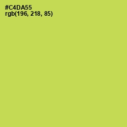 #C4DA55 - Wattle Color Image
