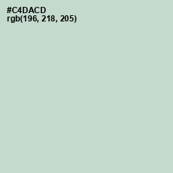 #C4DACD - Sea Mist Color Image