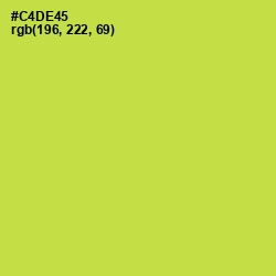 #C4DE45 - Wattle Color Image