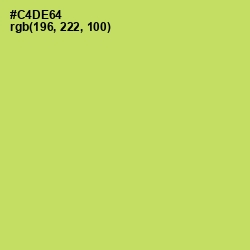 #C4DE64 - Tacha Color Image