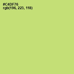 #C4DF76 - Chenin Color Image