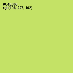 #C4E366 - Yellow Green Color Image