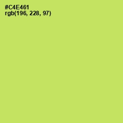 #C4E461 - Yellow Green Color Image