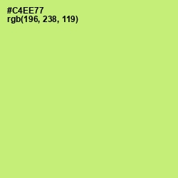 #C4EE77 - Yellow Green Color Image
