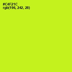 #C4F21C - Las Palmas Color Image
