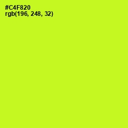 #C4F820 - Pear Color Image