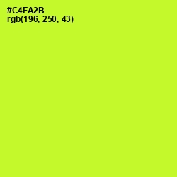 #C4FA2B - Pear Color Image