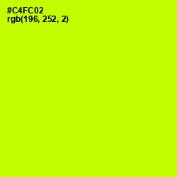 #C4FC02 - Electric Lime Color Image