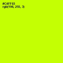 #C4FF03 - Electric Lime Color Image