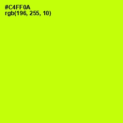 #C4FF0A - Electric Lime Color Image