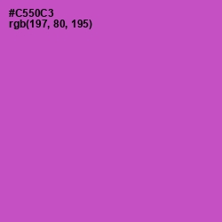 #C550C3 - Fuchsia Pink Color Image