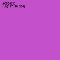 #C550CC - Fuchsia Pink Color Image