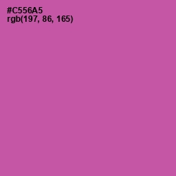 #C556A5 - Hopbush Color Image
