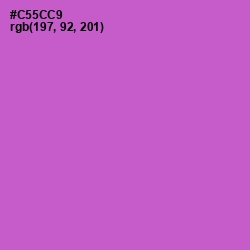 #C55CC9 - Fuchsia Pink Color Image