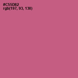 #C55D82 - Mulberry Color Image