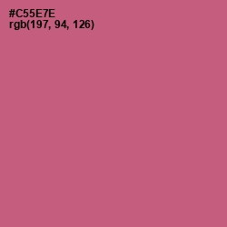 #C55E7E - Cranberry Color Image