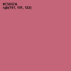 #C5657A - Contessa Color Image