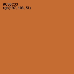 #C56C33 - Piper Color Image