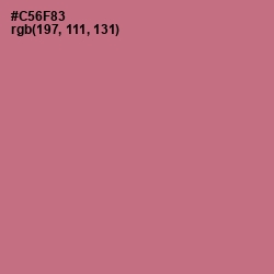 #C56F83 - Charm Color Image