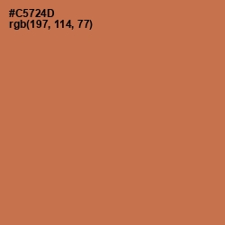 #C5724D - Raw Sienna Color Image
