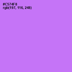 #C574F8 - Heliotrope Color Image