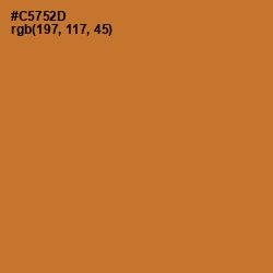 #C5752D - Ochre Color Image