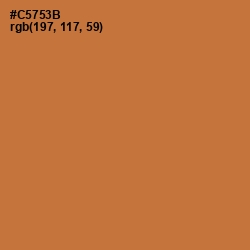 #C5753B - Ochre Color Image