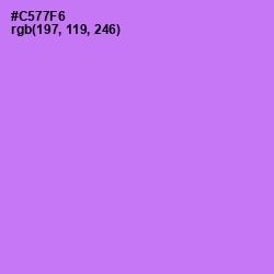 #C577F6 - Heliotrope Color Image