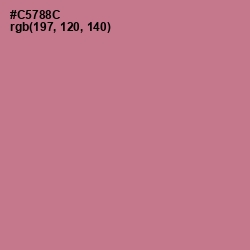 #C5788C - Charm Color Image