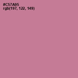 #C57A95 - Charm Color Image