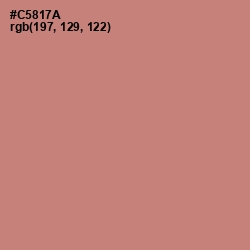 #C5817A - New York Pink Color Image