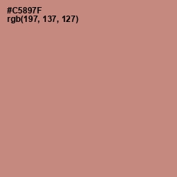 #C5897F - New York Pink Color Image