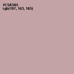 #C5A3A5 - Bison Hide Color Image