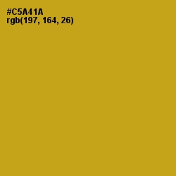 #C5A41A - Buddha Gold Color Image