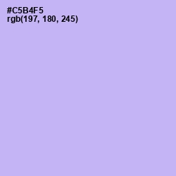 #C5B4F5 - Perfume Color Image