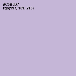 #C5B5D7 - Gray Suit Color Image