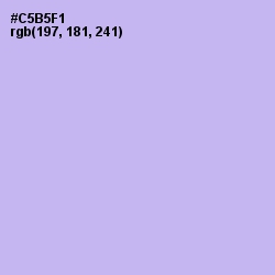 #C5B5F1 - Perfume Color Image