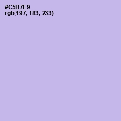 #C5B7E9 - Perfume Color Image