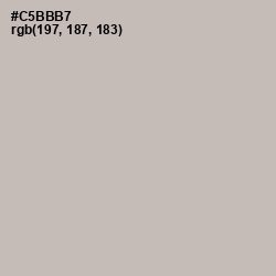 #C5BBB7 - Cotton Seed Color Image