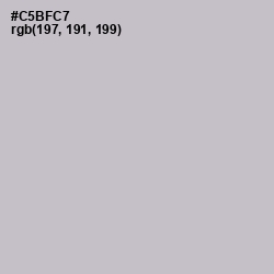 #C5BFC7 - Pale Slate Color Image