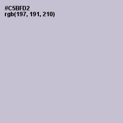 #C5BFD2 - Gray Suit Color Image