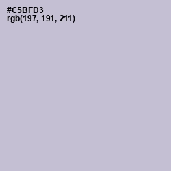 #C5BFD3 - Gray Suit Color Image