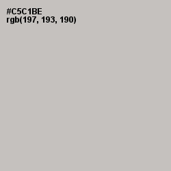 #C5C1BE - Gray Nickel Color Image