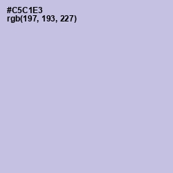 #C5C1E3 - Periwinkle Gray Color Image