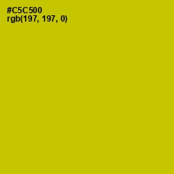 #C5C500 - Bird Flower Color Image