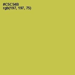 #C5C54B - Wattle Color Image