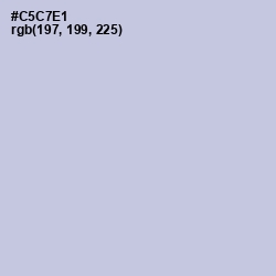 #C5C7E1 - Periwinkle Gray Color Image