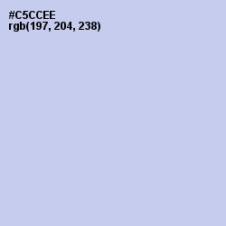 #C5CCEE - Periwinkle Gray Color Image