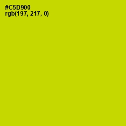 #C5D900 - Bird Flower Color Image