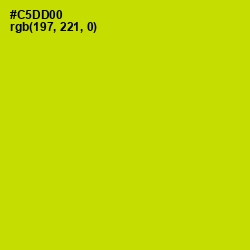 #C5DD00 - Bird Flower Color Image